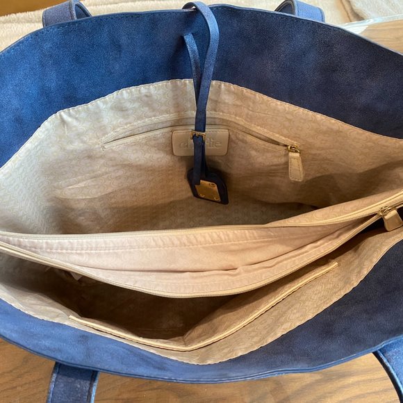 Charming Charlie suede tote bag - Picture 2 of 2